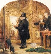 William Parrott, J M W Turner at the Royal Academy,Varnishing Day